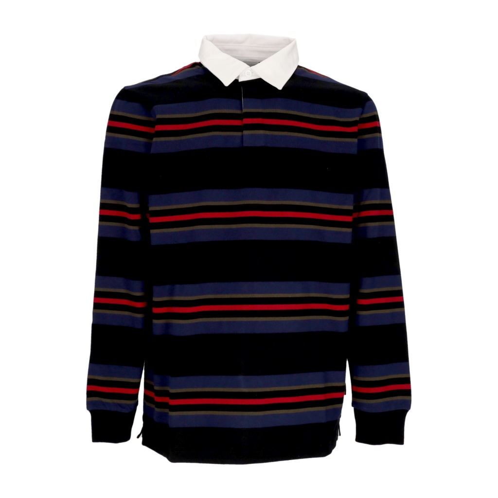 polo manica lunga uomo l/s oregon rugby shirt STARCO STRIPE/BLACK