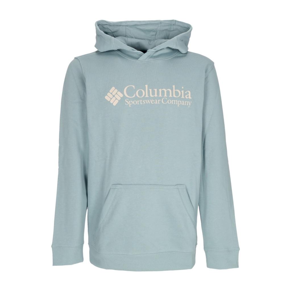 felpa cappuccio uomo csc basic logo ii hoodie STONE BLUE/CSC