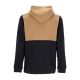 felpa cappuccio uomo columbia trek colorblock hoodie BLACK/DELTA