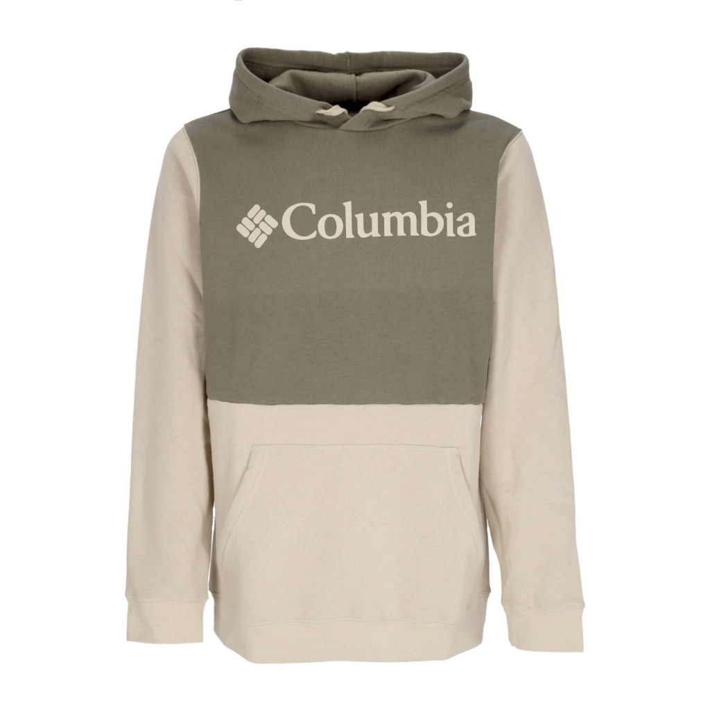 felpa cappuccio uomo columbia trek colorblock hoodie ANCIENT FOSSIL