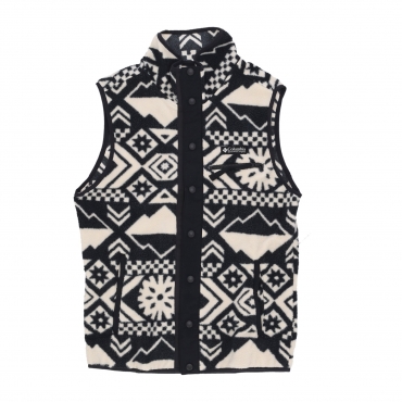 smanicato uomo helvetia vest BLACK CHECKERED