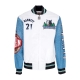 giubbotto bomber uomo nba burst warm up jacket no 21 kevin garnett mintim MULTI/WHITE