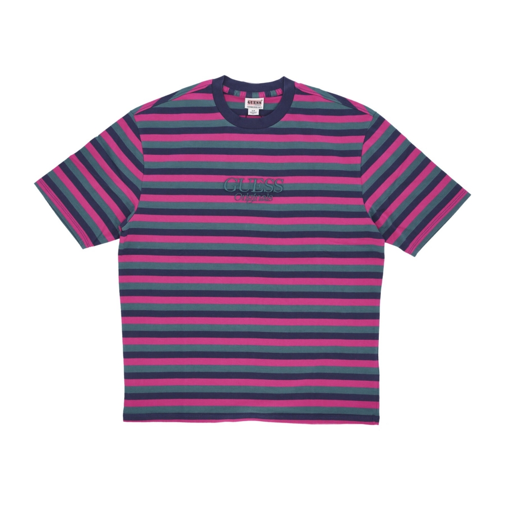 maglietta uomo go horizontal stripe tee CAVE BLUE MULTI