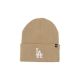 cappello uomo mlb haymaker cuff knit losdod KHAKI