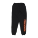 pantalone tuta felpato uomo logo vertical sweatpant BLACK