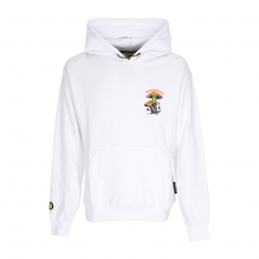 felpa cappuccio uomo meditation hoodie WHITE