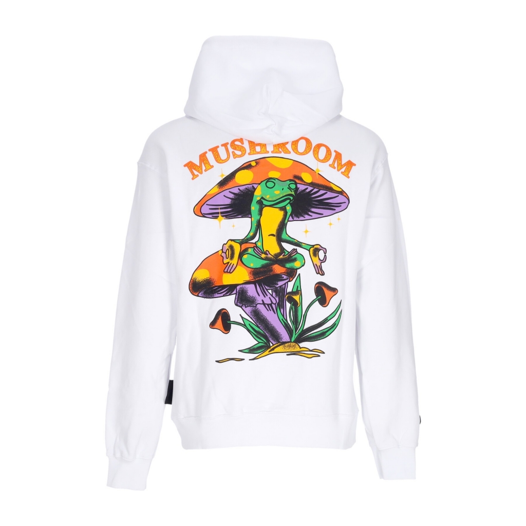 felpa cappuccio uomo meditation hoodie WHITE