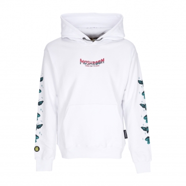 felpa cappuccio uomo terror from the bridge hoodie WHITE