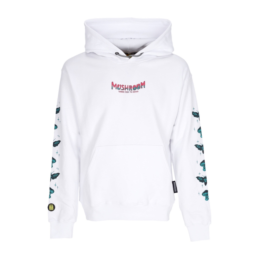 felpa cappuccio uomo terror from the bridge hoodie WHITE