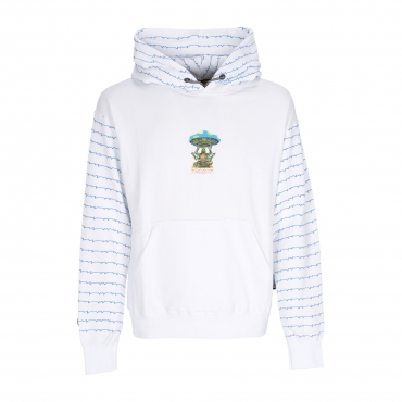 felpa cappuccio uomo discovery hoodie WHITE