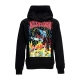 felpa cappuccio uomo skate cat hoodie BLACK