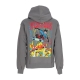 felpa cappuccio uomo skate cat hoodie GREY