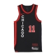 canotta basket uomo nba city edition 23 swingman jersey no 11 demar derozan chibul BLACK/UNIVERSITY RED