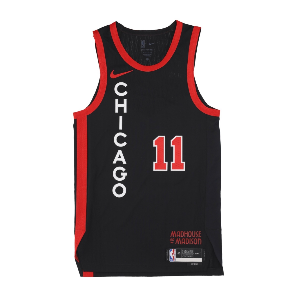 canotta basket uomo nba city edition 23 swingman jersey no 11 demar derozan chibul BLACK/UNIVERSITY RED