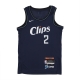 canotta basket uomo nba city edition 2023/24  swingman jersey no 2 kawhi leonard losclip COLLEGE NAVY