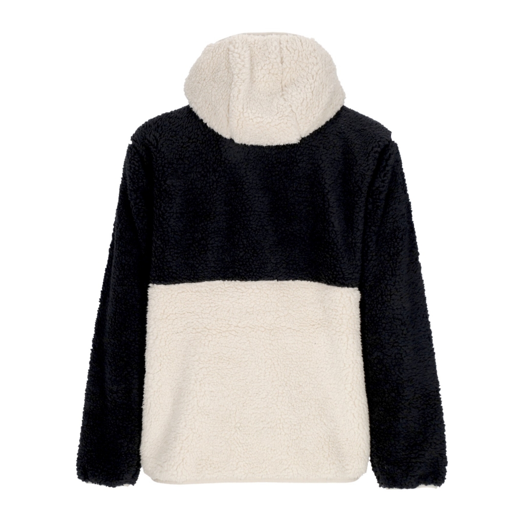 orsetto uomo backbowl sherpa hoodie BLACK/DARK STONE