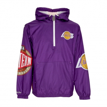 giacca a vento infilabile uomo nba team og 20 anorak windbreaker loslak ORIGINAL TEAM COLORS