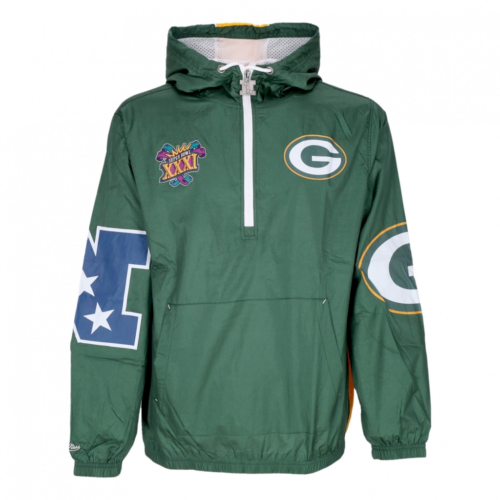 giacca a vento infilabile uomo nfl team og 20 anorak windbreaker grepac ORIGINAL TEAM COLORS