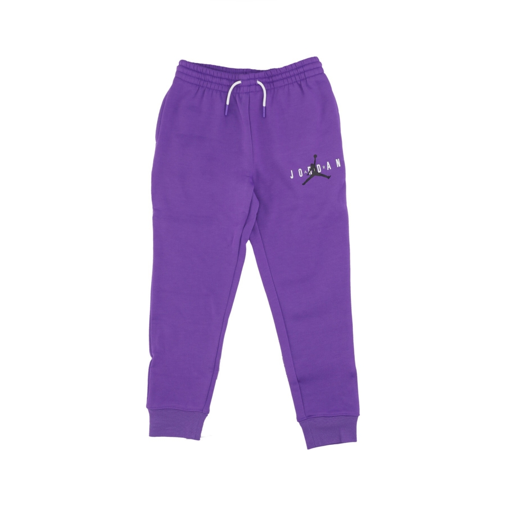 pantalone tuta felpato ragazzo jumpman sustainable pant PURPLE VENOM