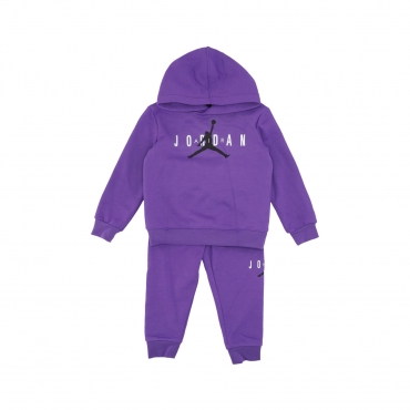 completo tuta bambino sustainable po hoodie PURPLE VENOM