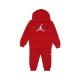 completo tuta bambino sustainable po hoodie GYM RED