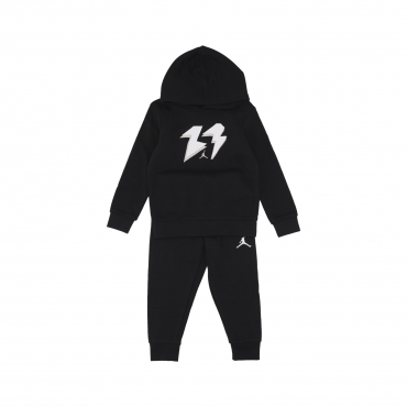 completo tuta bambino mj mvp fleece po set BLACK