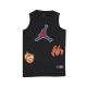 canotta tipo basket ragazzo jordan jp pack jersey BLACK