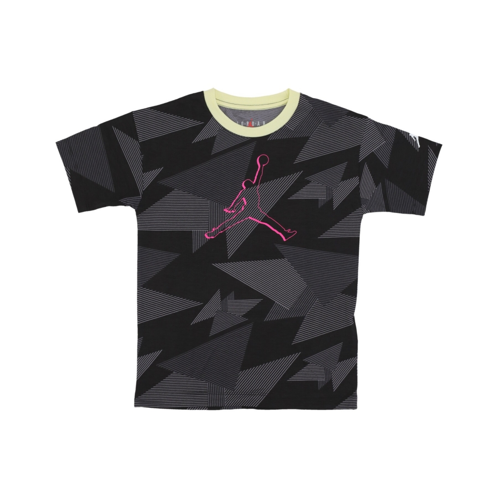 maglietta ragazza fundamental aop tee BLACK