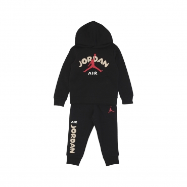 completo tuta bambino lil champ jordan po set BLACK