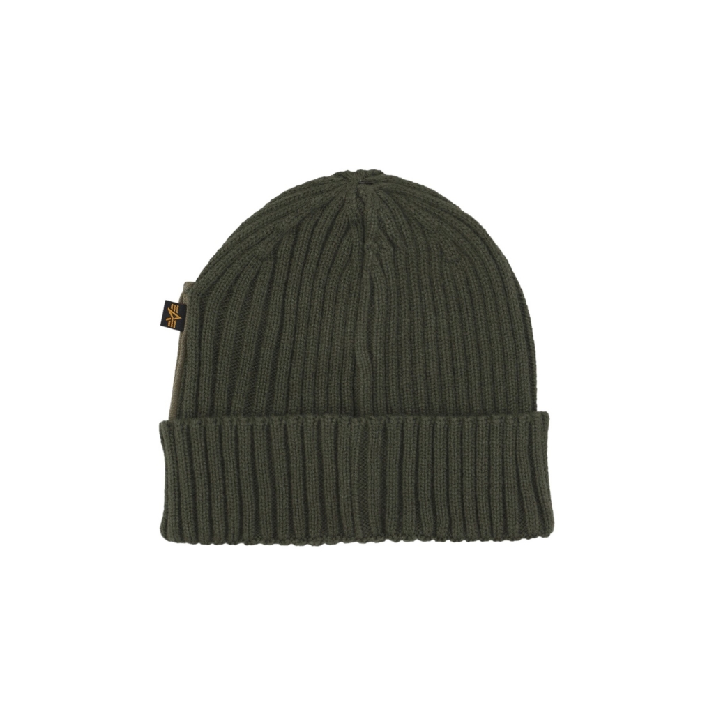 cappello uomo utility beanie DARK OLIVE