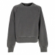 felpa girocollo corta donna w taos sweat FLINT GARMENT DYED