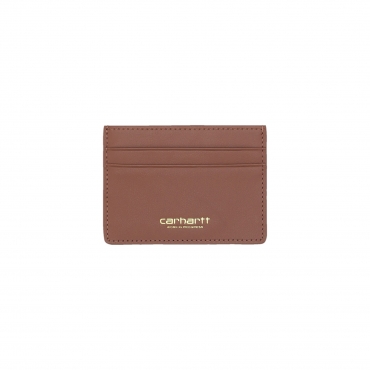 portafoglio uomo vegas cardholder LEATHER COGNAC/GOLD