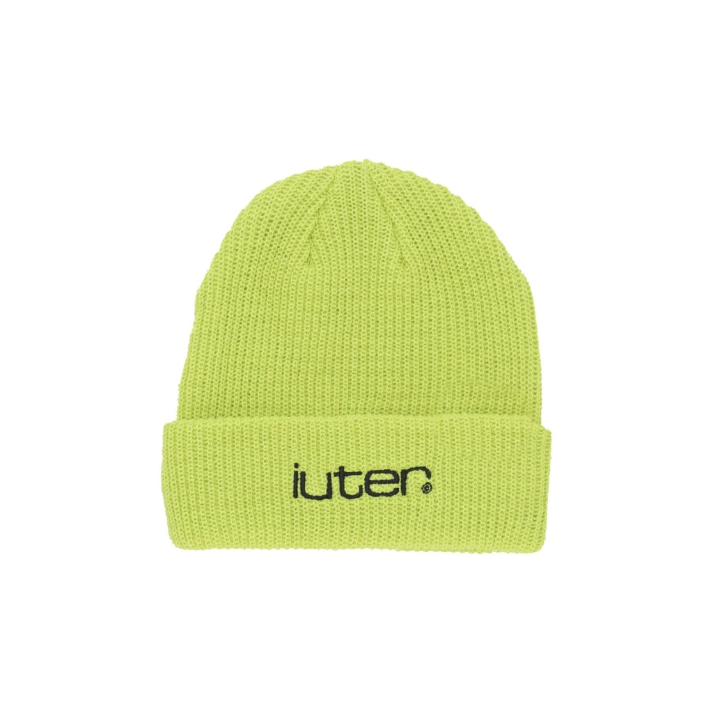 cappello uomo grid beanie LIME