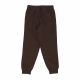 pantalone tuta felpato uomo american script jogging TOBACCO