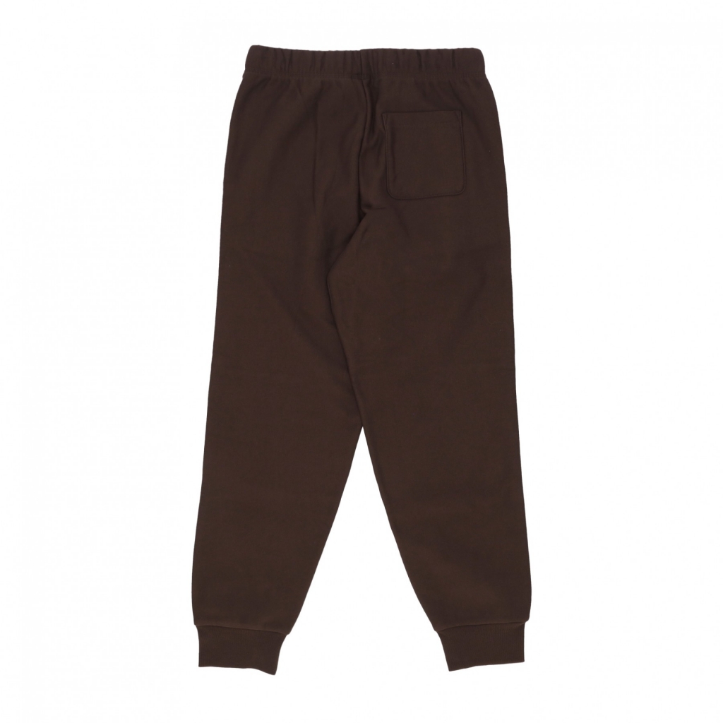 pantalone tuta felpato uomo american script jogging TOBACCO