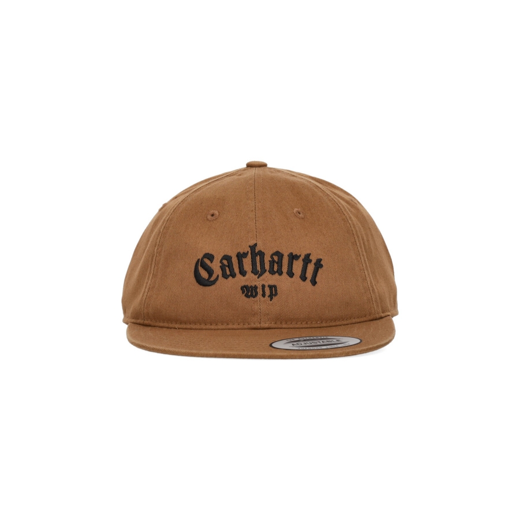 cappellino visiera piatta uomo onyx cap HAMILTON BROWN/BLACK