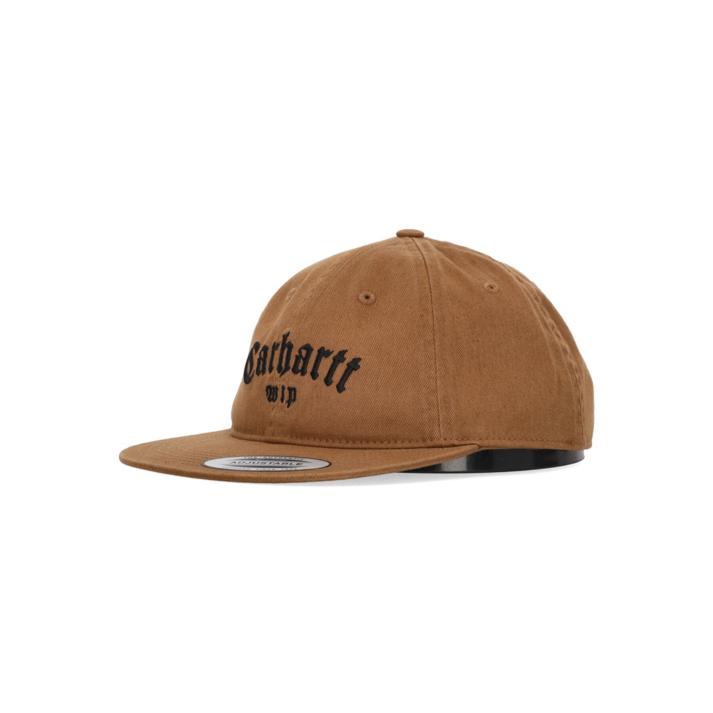 cappellino visiera piatta uomo onyx cap HAMILTON BROWN/BLACK