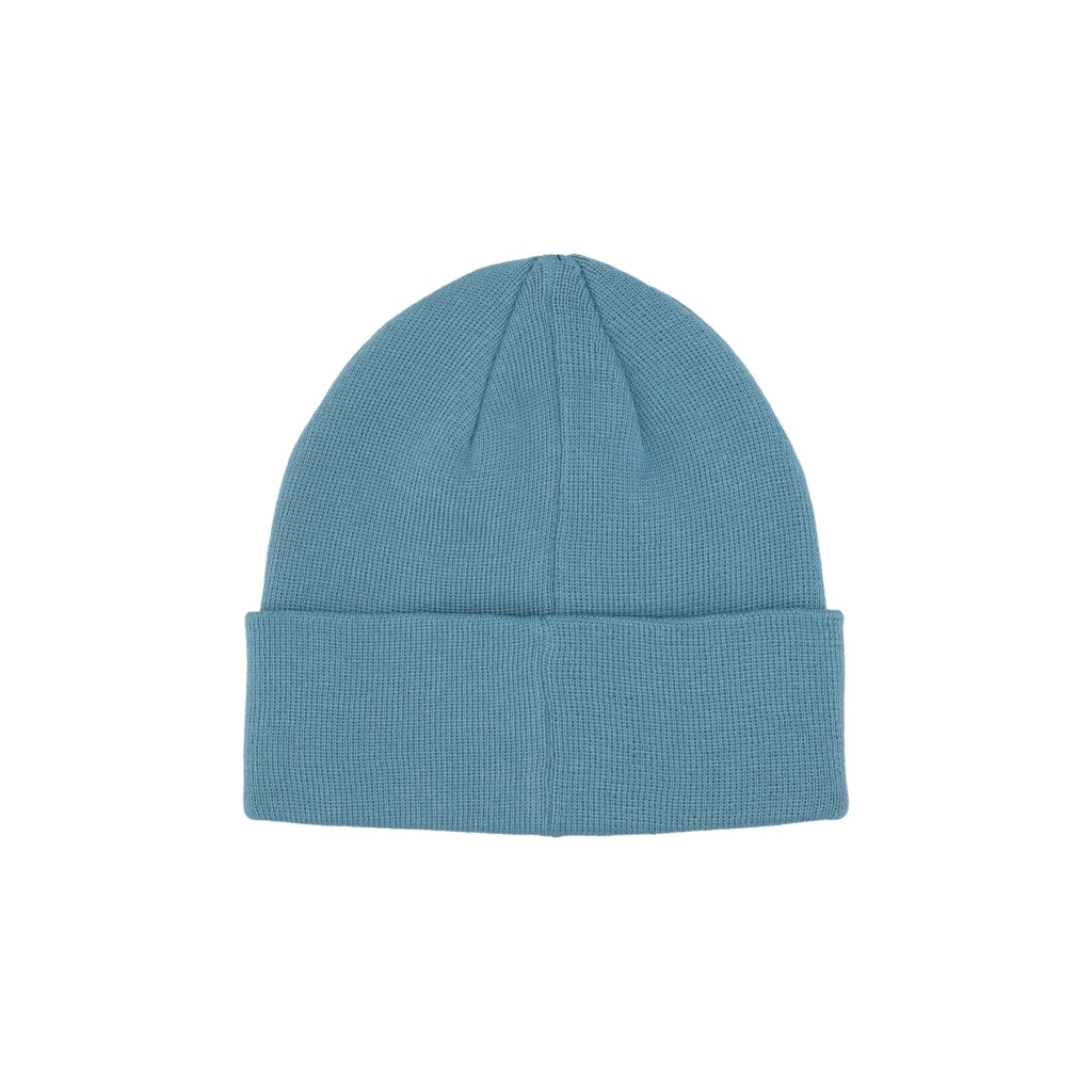 cappello uomo tonal 3d embroidery beanie STORM BLUE