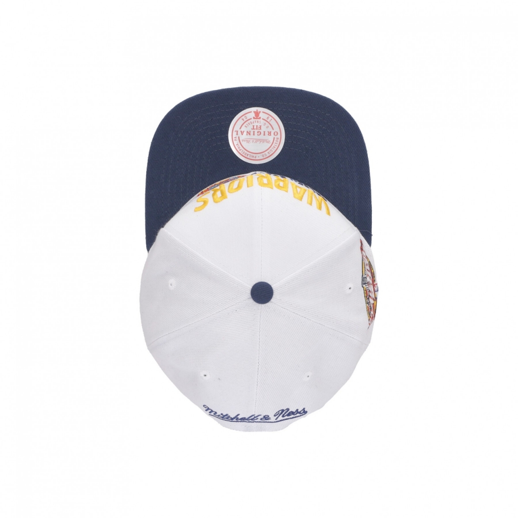 cappellino visiera piatta uomo nba toss up snapback golwar WHITE/ORIGINAL TEAM COLORS