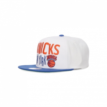 cappellino visiera piatta uomo nba toss up snapback neykni WHITE/ORIGINAL TEAM COLORS