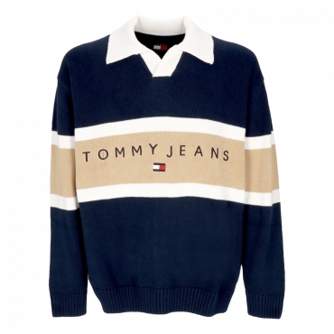 maglione uomo relaxed trophy rugby crewneck DARK NIGHT NAVY