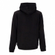 felpa leggera cappuccio uomo regular ny varsity hoodie BLACK