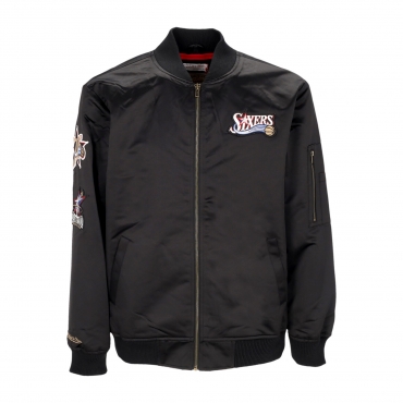 giubbotto bomber uomo nba lightweight satin bomber phi76e ORIGINAL TEAM COLORS