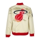 giubbotto bomber uomo nba team og 20 lightweight satin jacket vintage logo miahea GOLD