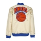 giubbotto bomber uomo nba team og 20 lightweight satin jacket vintage logo neykni GOLD