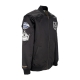 giubbotto bomber uomo nhl lightweight satin bomber loskin BLACK