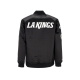 giubbotto bomber uomo nhl lightweight satin bomber loskin BLACK