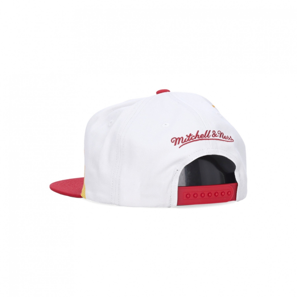 cappellino visiera piatta uomo nba hot fire hwc miahea WHITE/ORIGINAL TEAM COLORS