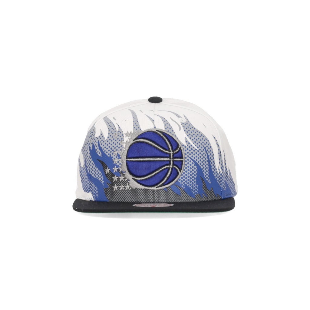 cappellino visiera piatta uomo nba hot fire hwc orlmag WHITE/ORIGINAL TEAM COLORS