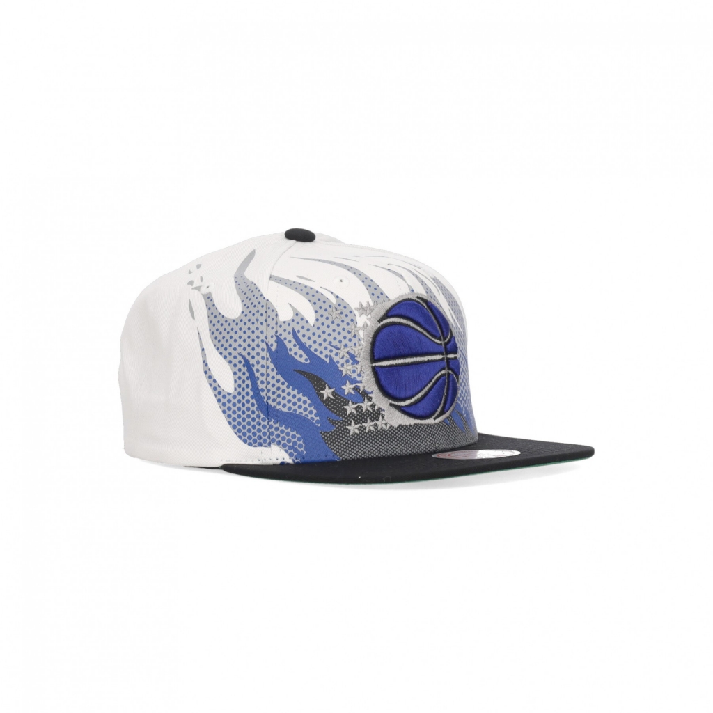 cappellino visiera piatta uomo nba hot fire hwc orlmag WHITE/ORIGINAL TEAM COLORS